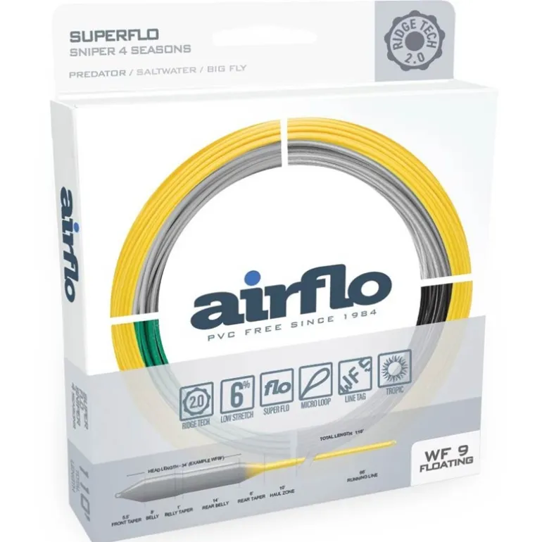 Soie Mouche Airflo Ridge 2.0 Sniper 4 Season Flt/6Fi