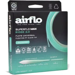 Soie Mouche Airflo Superflo Max Ridge 2.0 Flats Universal Clear Tip Fly Line
