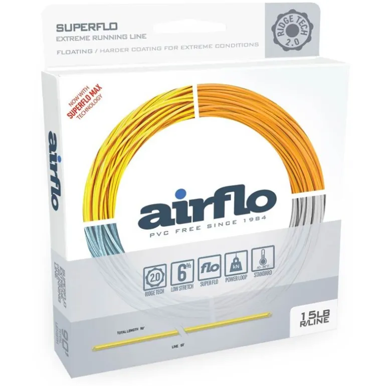 Soie Mouche Airflo Superflo Max Ridge 2.0 Extreme Running Line