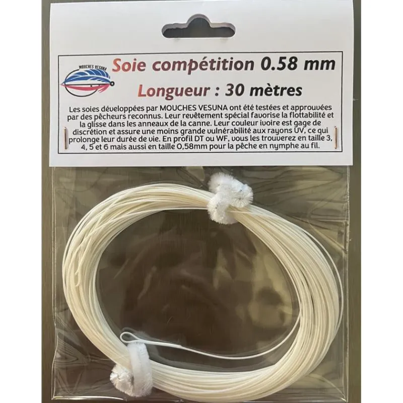 Vesuna Soies Mouche - Backing^Soie Competition Nymphe Au Fil 0,58Mm