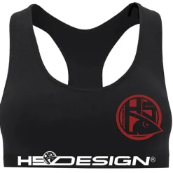 Hot Spot Design Sous-Vêtements & Chaussettes^Sous Vetement Femme Sport Bra Red Logo - Noir
