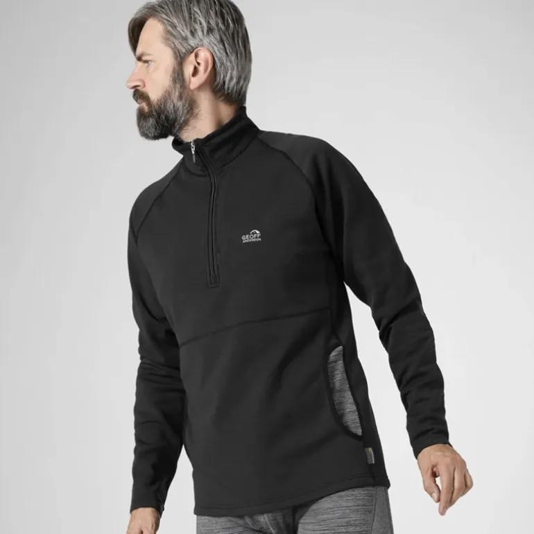 Sous Vêtement Homme Geoff Anderson Wizwool 335 - Noir
