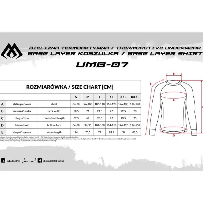 Mikado Sous-Vêtements & Chaussettes^Sous-Vêtement Homme Thermoactive Underwear Base Layer Shirt - Noir