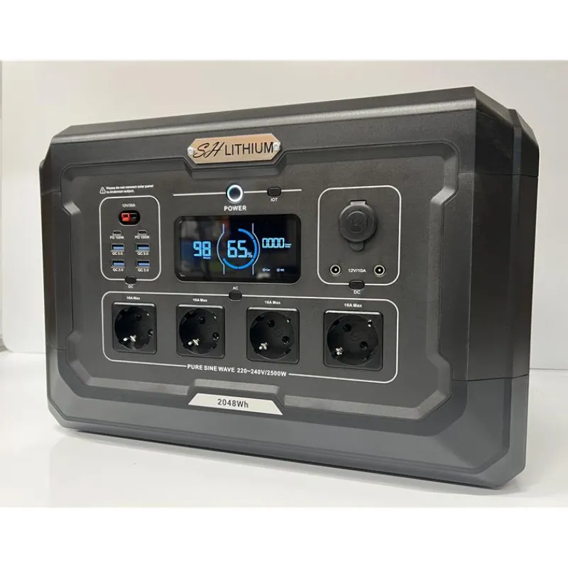 SH Lithium Equipements Bateau & Annexe^Station Portable 2500W