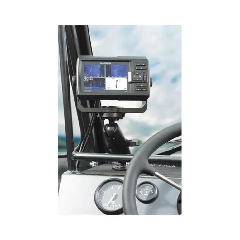 Support Horizontal Ram Mounts Pour Garmin Echomap Et Striker 4”