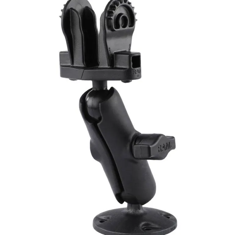 Support Horizontal Ram Mounts Pour Lowrance Hook²-4 Et Reveal 5 Boule C