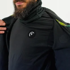Sur vos traces Cadeaux & Décoration|Cadeaux & Décoration^Sweat À Capuche Zippé Pêche Personnalisable - Noir
