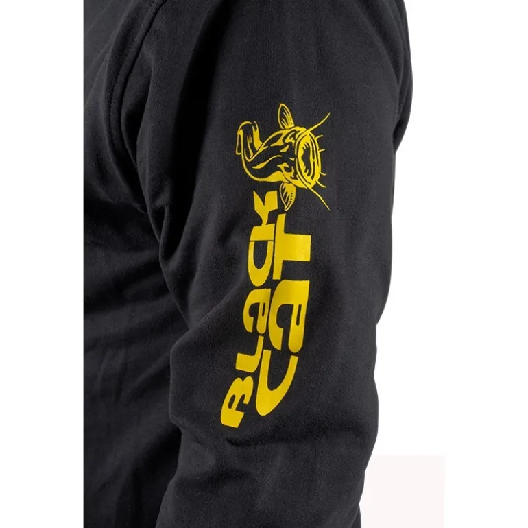 Sweat Homme Black Cat Black Hoody - Noir