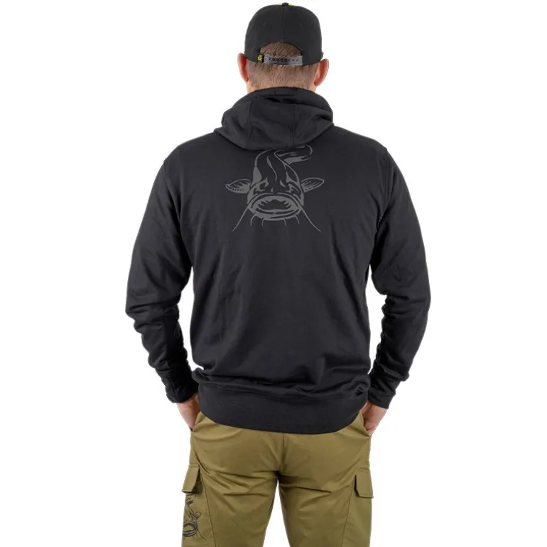 Sweat Homme Black Cat Black Hoody - Noir