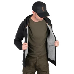 Sweat Homme Fox Collection Lw Hoody Black & Orange - Noir