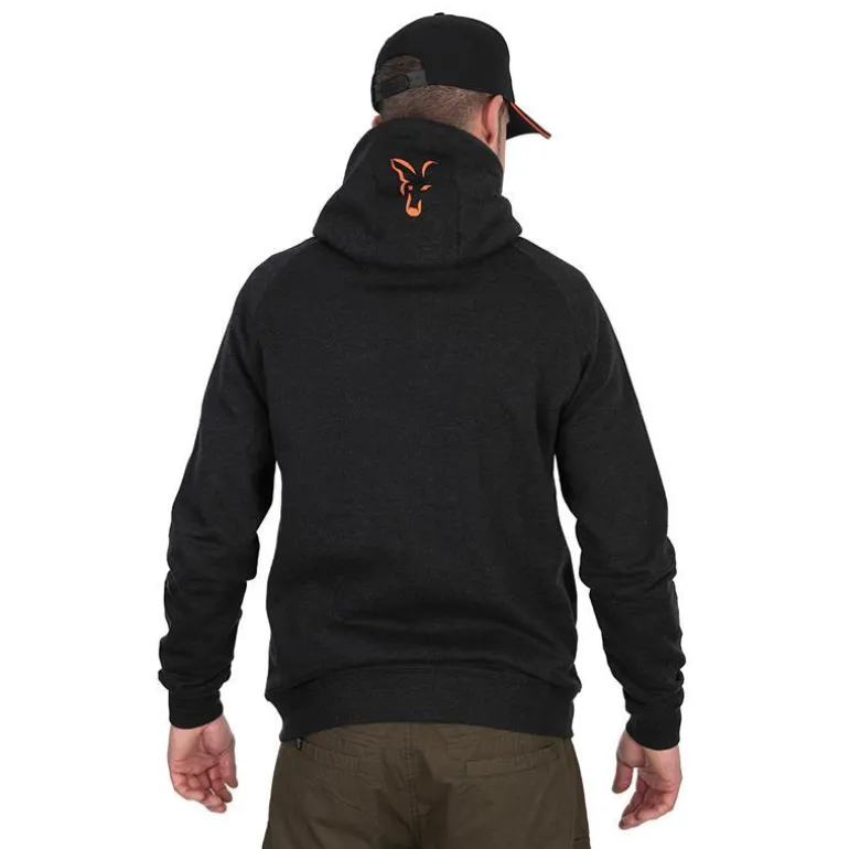 Sweat Homme Fox Collection Lw Hoody Black & Orange - Noir