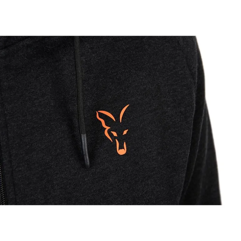 Sweat Homme Fox Collection Lw Hoody Black & Orange - Noir