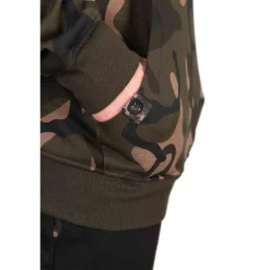 Sweat Homme Fox Lw Khaki/Camo Split Zip Hoody - Camo
