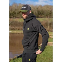 Sweat Homme Fox Matrix Black Marl Hoody - Noir