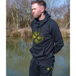 Sweat Homme Fox Matrix Large Fade Logo Hoody - Noir