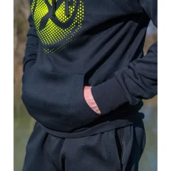 Sweat Homme Fox Matrix Large Fade Logo Hoody - Noir