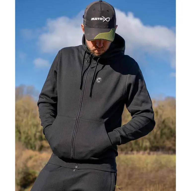 Sweat Homme Fox Matrix Stealth Zipped Hoody - Noir