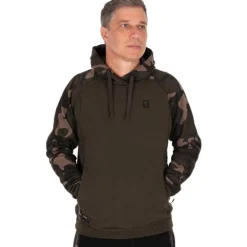 Sweat Homme Fox Pullover Premium 310 Hoodie - Kaki/Camo