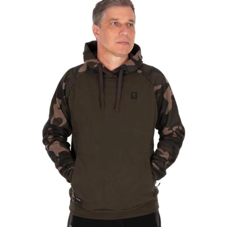 Sweat Homme Fox Pullover Premium 310 Hoodie - Kaki/Camo