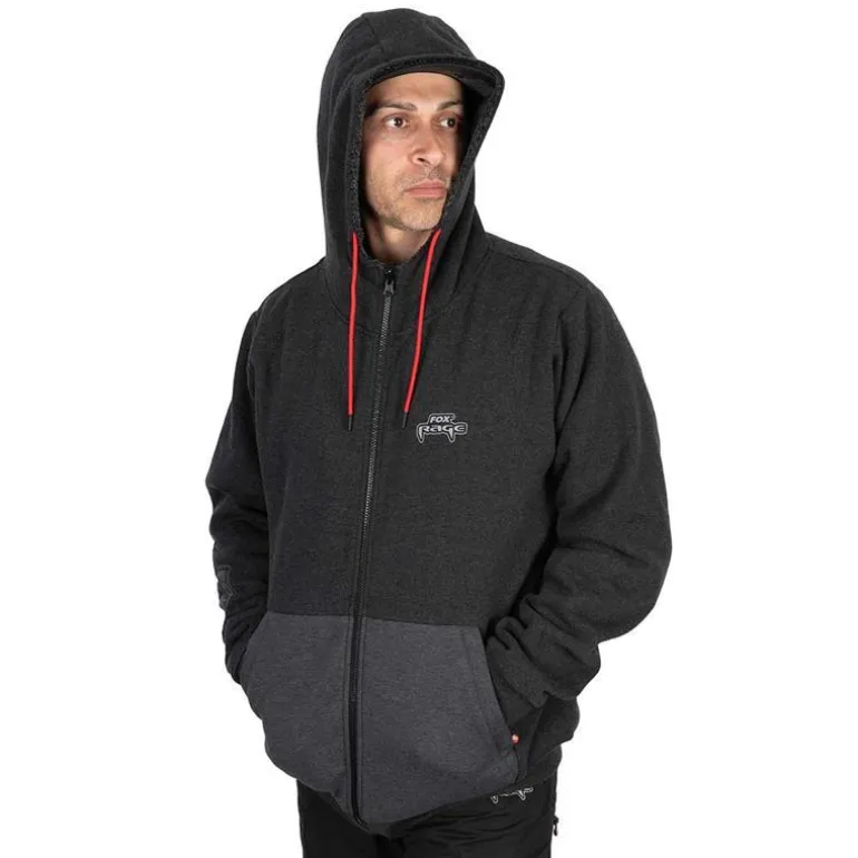 Sweat Homme Fox Rage Reversible Sherpa Hoody - Noir