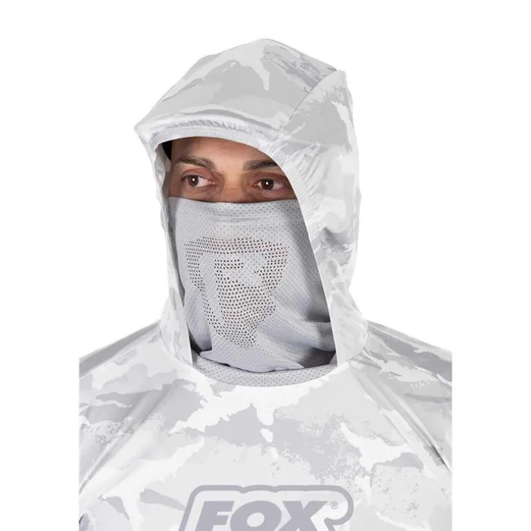Sweat Homme Fox Rage Uv Hooded Light Camo Top - Gris