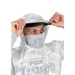 Sweat Homme Fox Rage Uv Hooded Light Camo Top - Gris