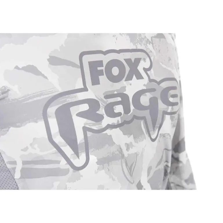 Sweat Homme Fox Rage Uv Hooded Light Camo Top - Gris