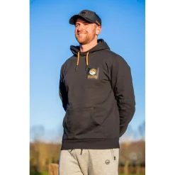 Sweat Homme Guru Black Patch Hoodie - Noir
