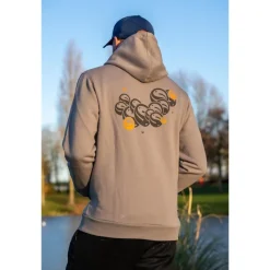 Guru Sweats & Polaires^Sweat Homme Grey Circles Hoodie - Gris