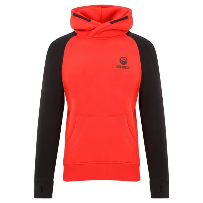 Guru Sweats & Polaires^Sweat Homme Hoodie - Rouge/Noir