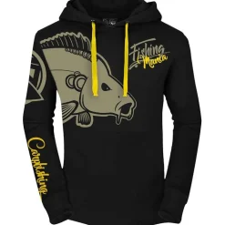 Sweat Homme Hot Spot Design Fishing Mania Carpfishing - Noir