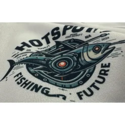 Sweat Homme Hot Spot Design Future Tuna - Blanc