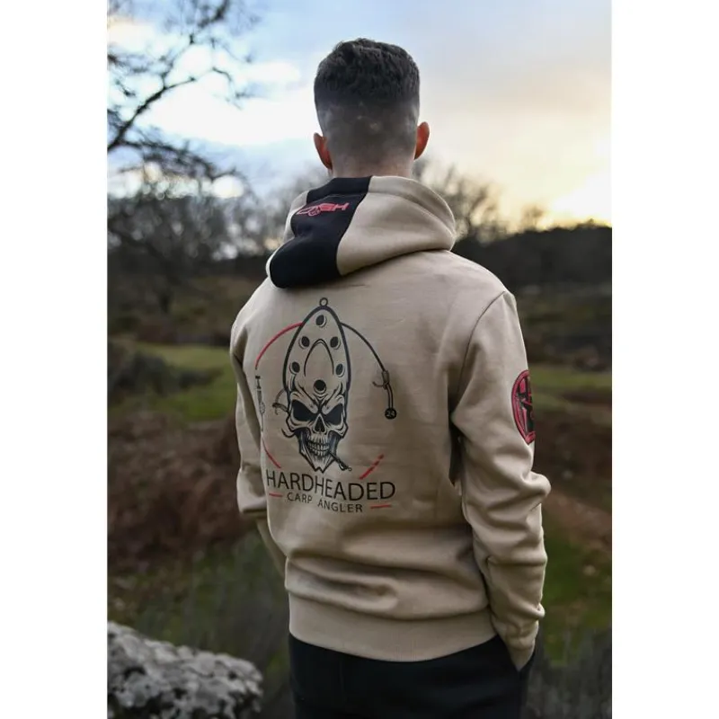Hot Spot Design Sweats & Polaires^Sweat Homme Hoodie Hardheaded - Beige