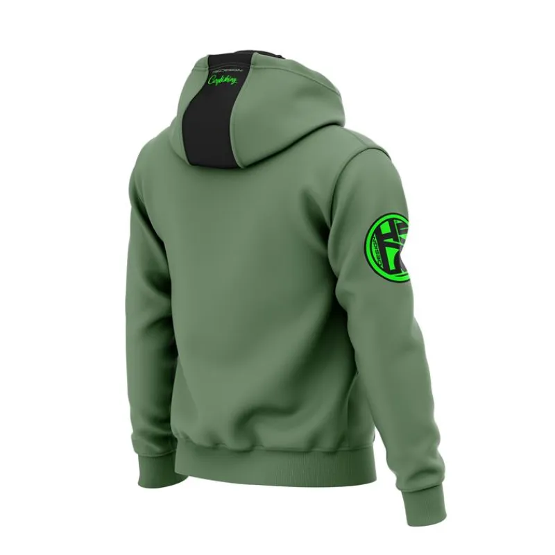 Hot Spot Design Sweats & Polaires^Sweat Homme Hoodie Carpfishing Mania - Vert