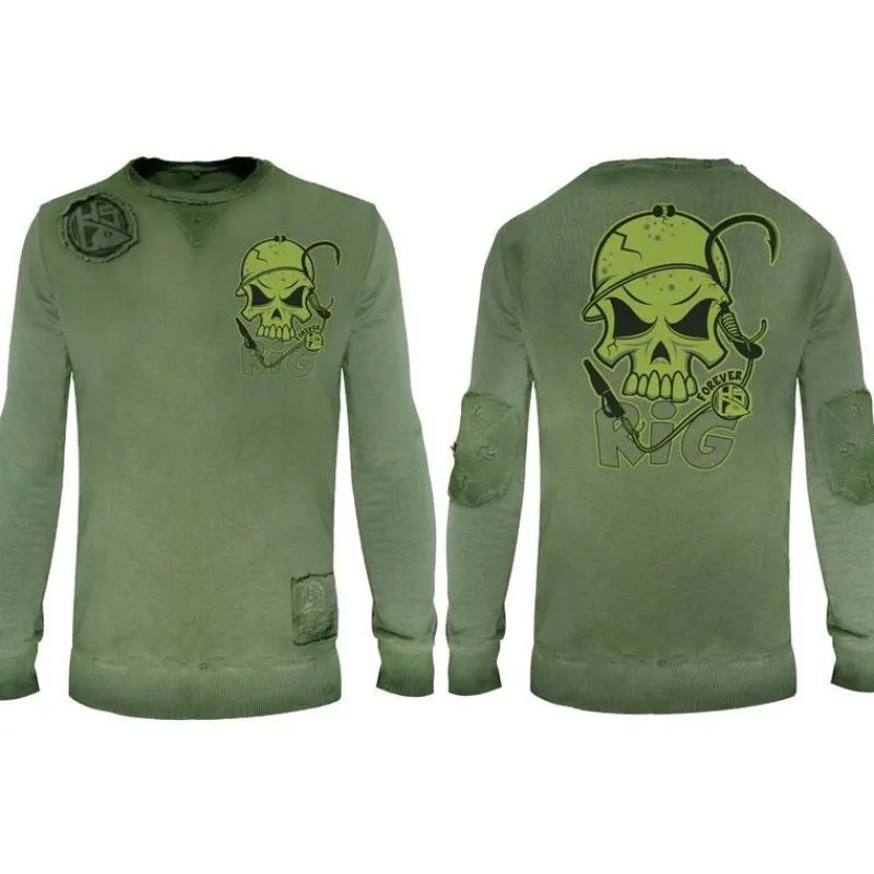 Hot Spot Design Cadeaux & Décoration|Cadeaux & Décoration^Sweat Homme Rig Forever - Vert