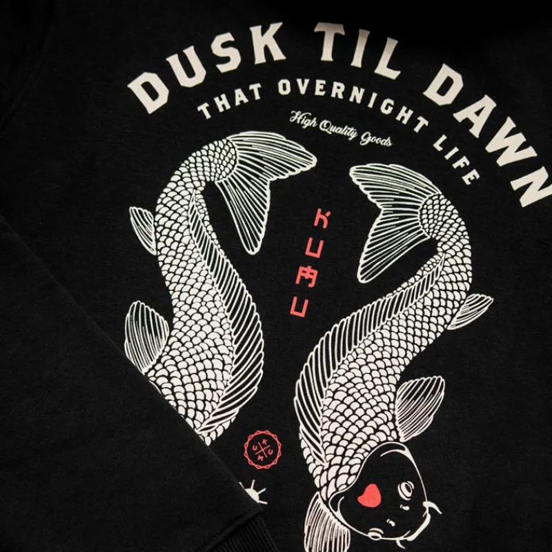 Kumu Sweats & Polaires^Sweat Homme Dusk Till Dawn - Noir