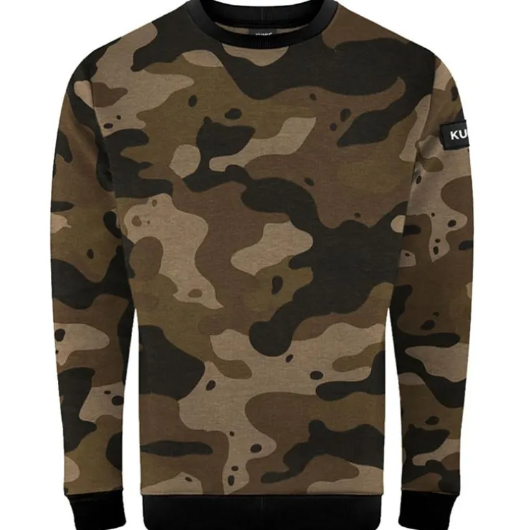 Sweat Homme Kumu Jumper Deception Crewneck - Camo