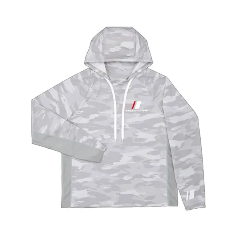Sweat Homme Major Craft Sun Protection Hoodie - Gris Clair