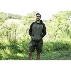 Sweat Homme Nash Make It Happen Hoody Raglan - Vert