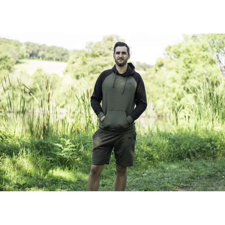 Sweat Homme Nash Make It Happen Hoody Raglan - Vert