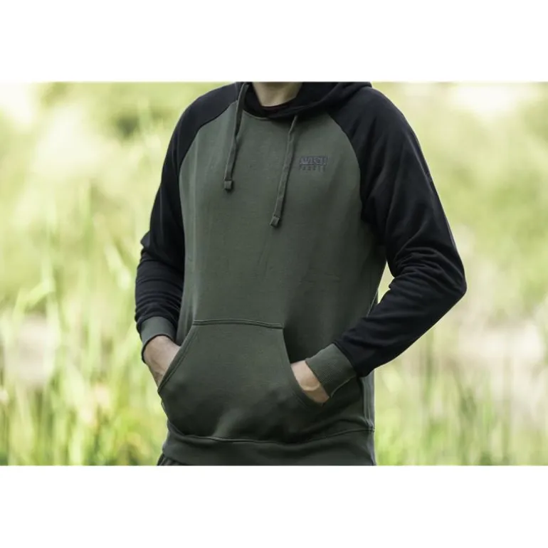 Sweat Homme Nash Make It Happen Hoody Raglan - Vert