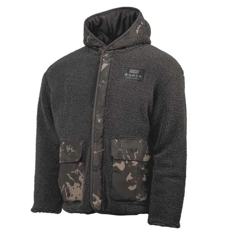 Sweat Homme Nash Zero Tolerance Sherpa Fleece Hoody - Camo