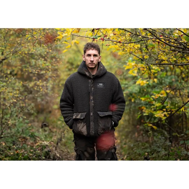Sweat Homme Nash Zero Tolerance Sherpa Fleece Hoody - Camo