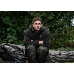 Sweat Homme Nash Zero Tolerance Sherpa Fleece Hoody - Camo