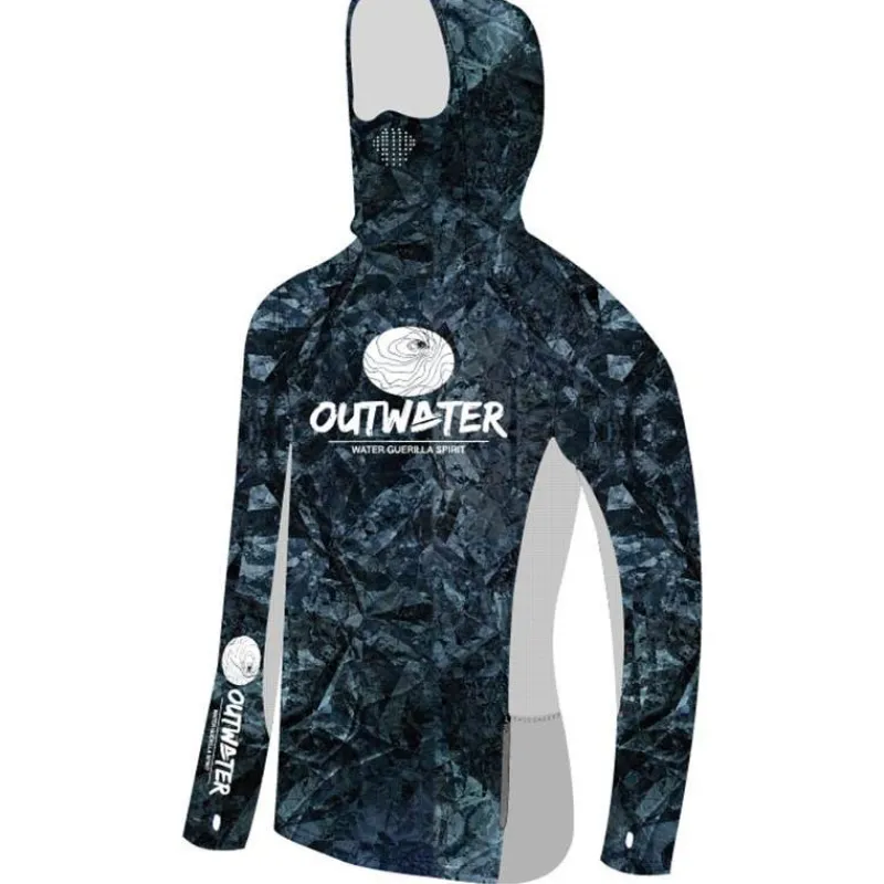Outwater Anti-Uv^Sweat Homme Guerilla Pro Navy Blue