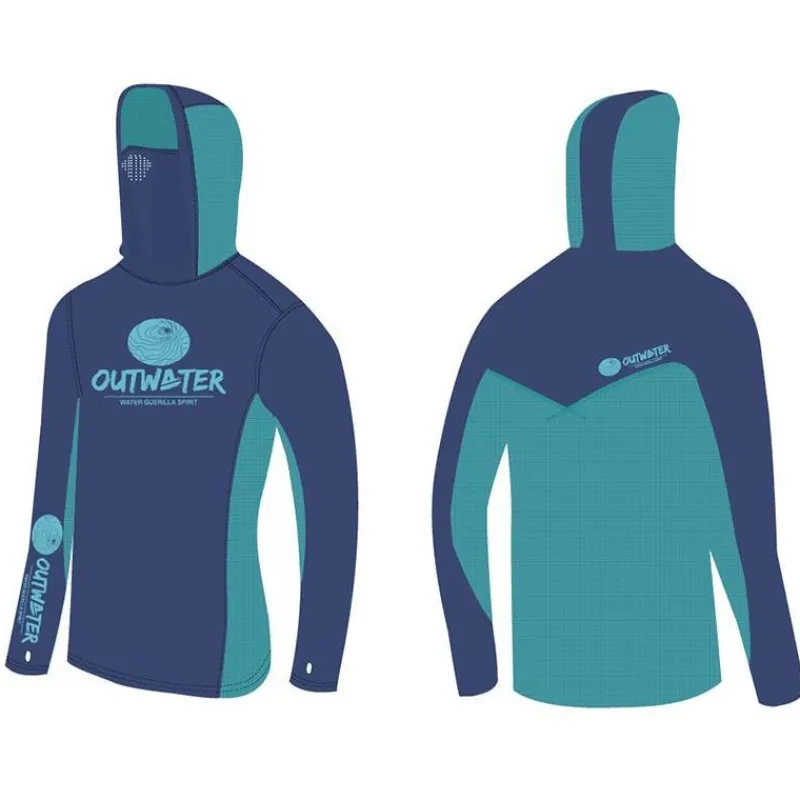 Outwater Anti-Uv^Sweat Homme Guerilla Navy Blue
