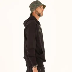 Sweat Homme Trakker Cr Logo Hoody Black Camo - Noir