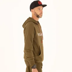 Trakker Sweats & Polaires^Sweat Homme Cr Logo Hoody - Kaki