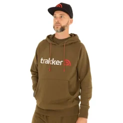 Trakker Sweats & Polaires^Sweat Homme Cr Logo Hoody - Kaki