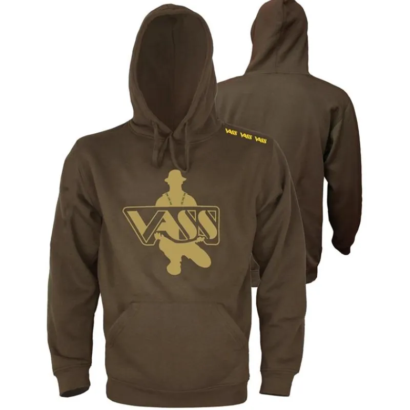 Vass Sweats & Polaires^Sweat Homme Classic Printed Hoody Edition 2 - Kaki
